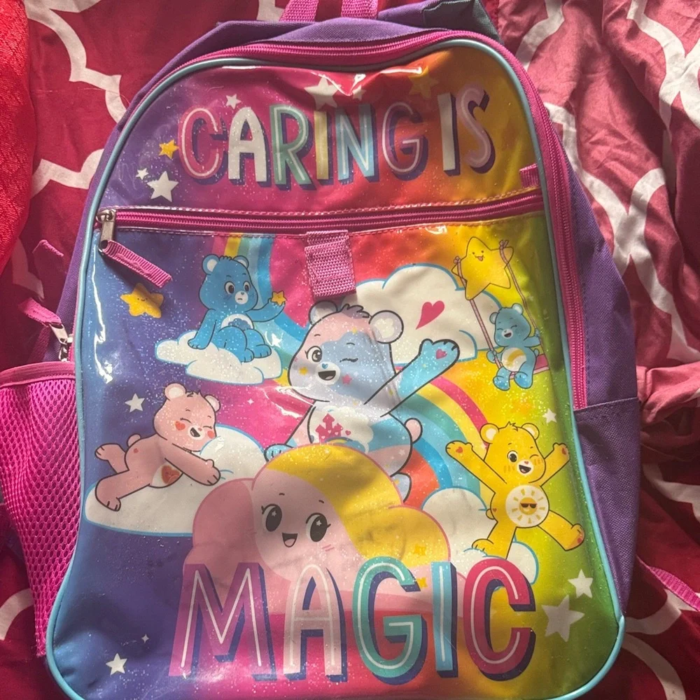 Care Bears Multicolor Backpack - Picture 1 of 4